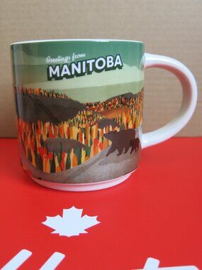 Tim Hortons Tims Canada Collection " Manitoba " 2026 Ceramic Coffee Tea Mug Cup